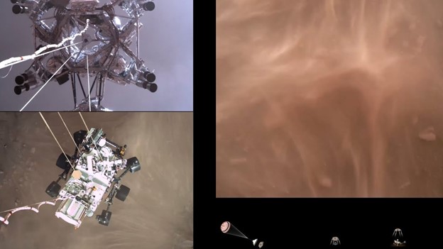 Les caméras FLIR capturent des images haute définition de l’atterrissage du rover Perseverance