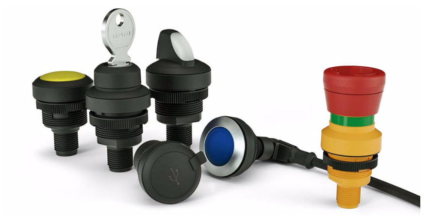 Boutons-poussoirs et commutateurs