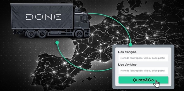 Quote&Go par Done Deliveries : cotation instantanée du fret spot Quote&Go par Done Deliveries : cotation instantanée du fret spot