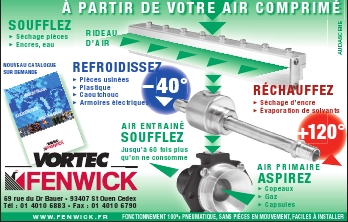 A partir de votre air comprimé