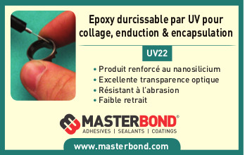 Résine époxy durcissable par UV