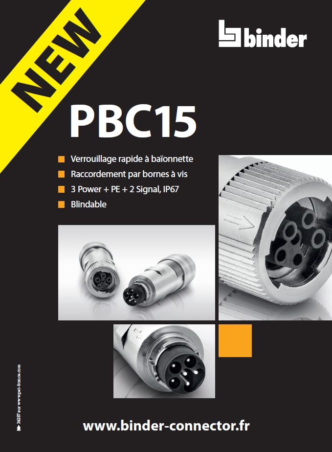 Connecteurs circulaires de Binder